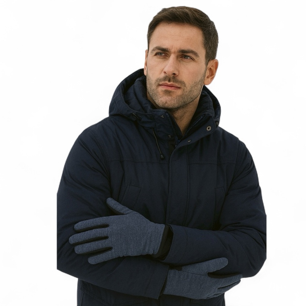 Stewart of Scotland Mens Multi Sport Fleece Lined Stretch Grip Palm Gloves S/M